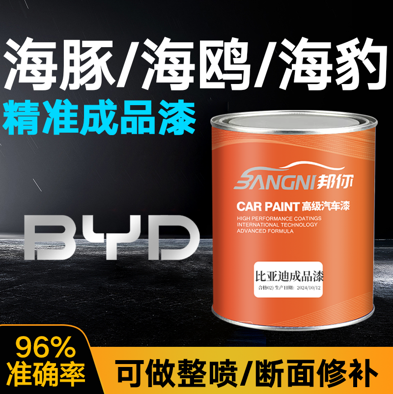 海豚比亚迪成品漆海狮改色修补