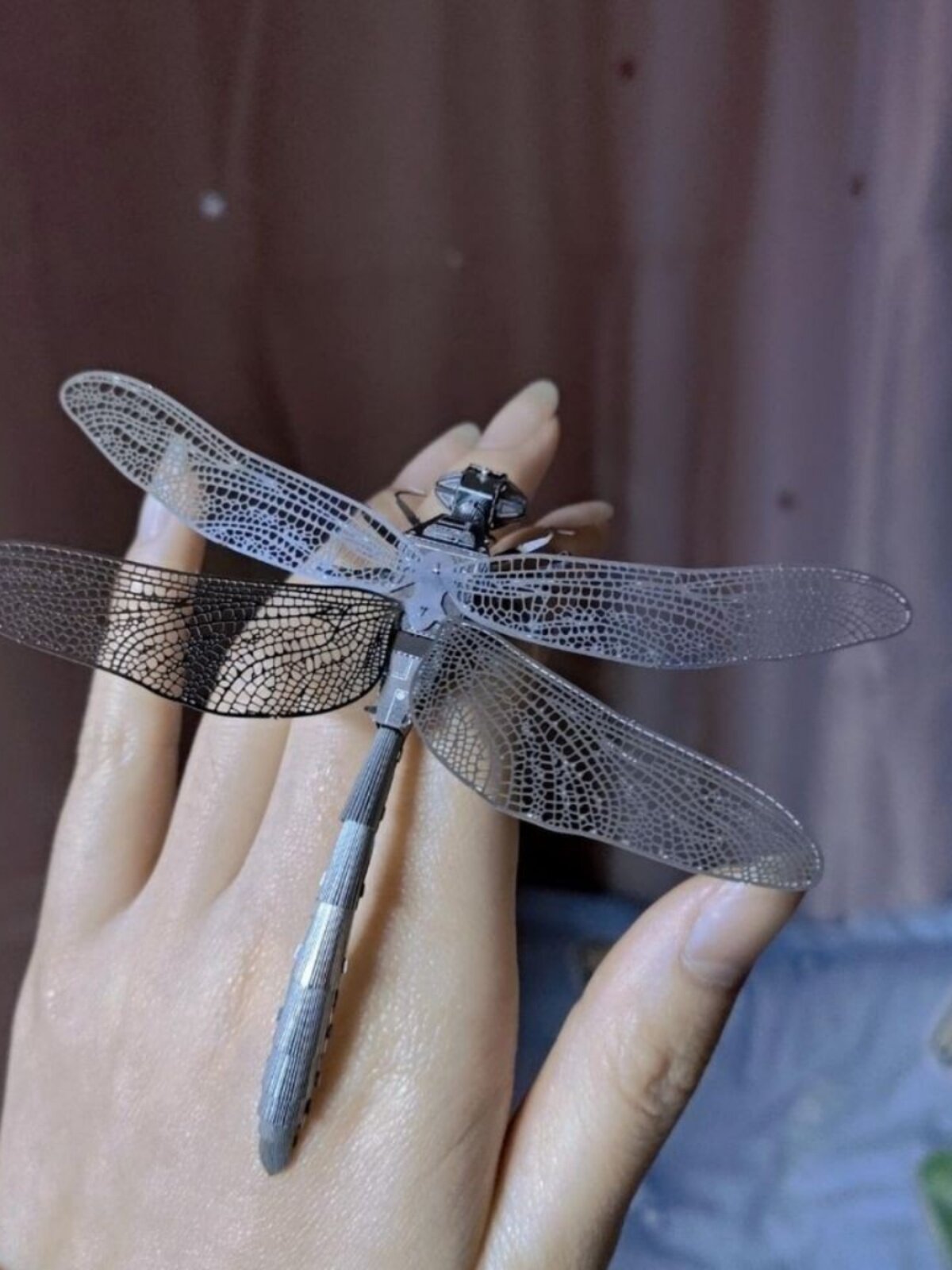 꽃 재배자 3D 사슴 벌레 금속 DIY 퍼즐 퍼즐 사마귀 잠자리 전갈 곤충 조립 모델 늑대 거미