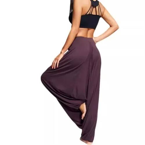 高腰系带褶皱休闲裤 High waisted lace up pleated casual pants