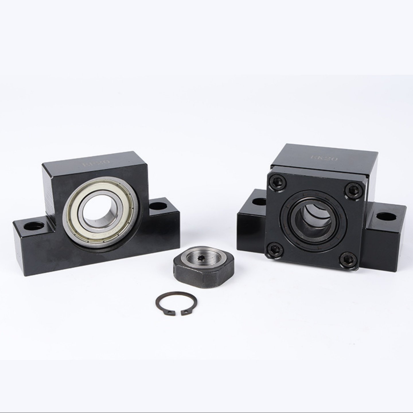 滚珠丝杆固定轴承丝杠支撑座TSPC/SPCF-6-8-10-12-15-20-25