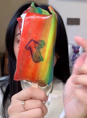 脆皮冰淇淋软糖冰脆果卷