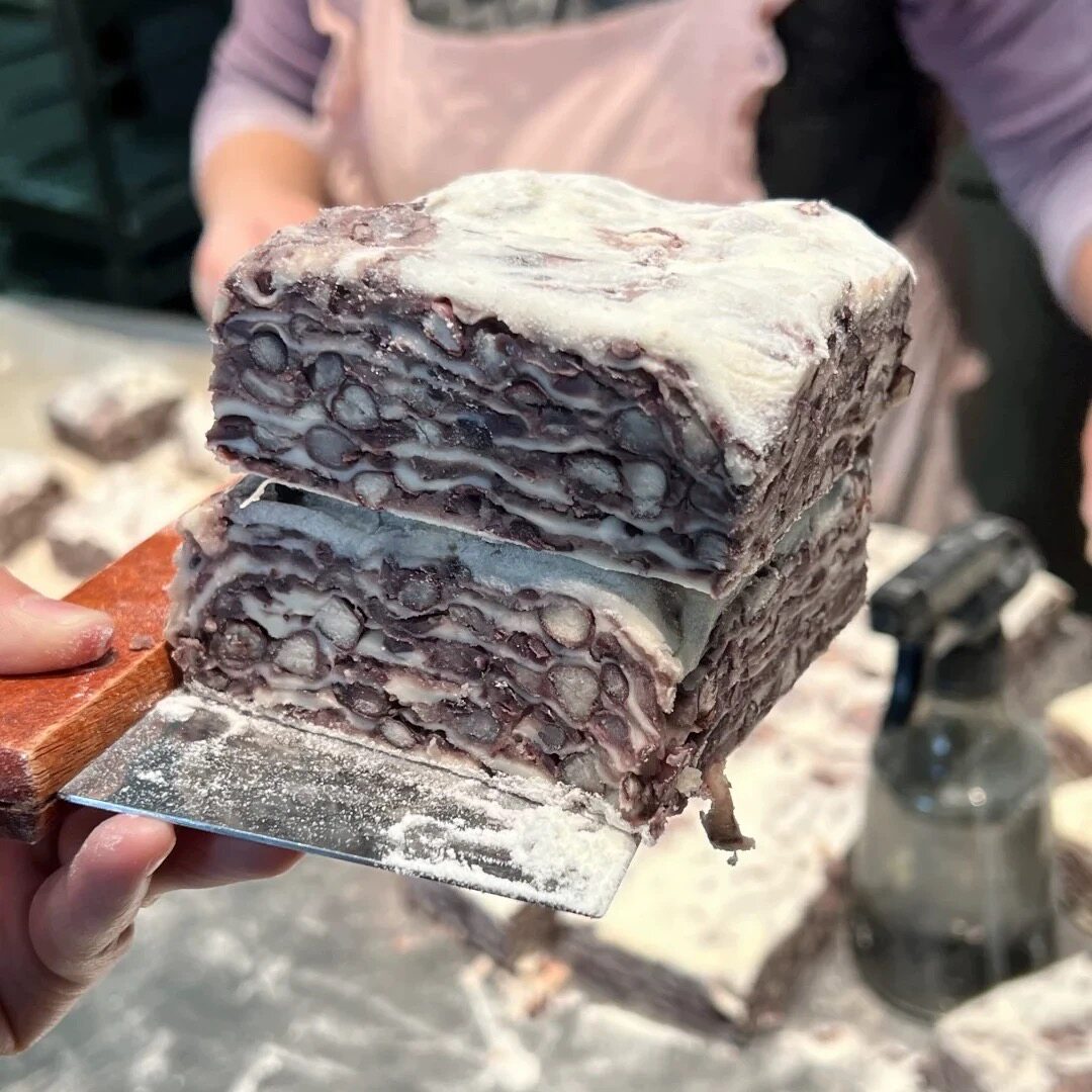 红豆千层豆沙纸皮糕点