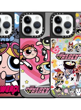 CASETiIFiY联名飞天小女警16pro适用于iPhone17ProMax苹果15plus手机壳防摔明星同款防摔镜面透明华强北平替