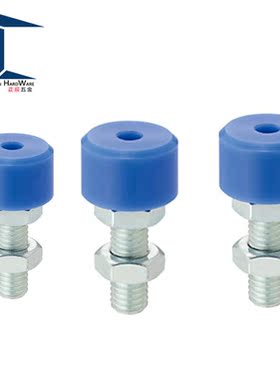 UNAHM4/5/6/8-10-20~50止动螺栓头部蓝色内六角孔MC尼龙螺丝TDC63