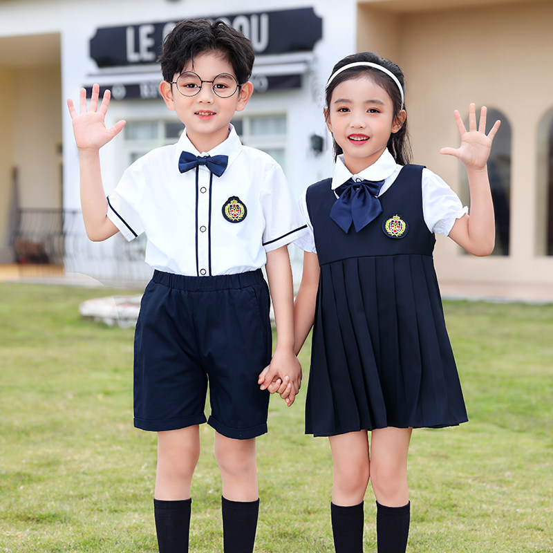 夏季儿童六一演出服歌唱比赛幼儿园园服毕业照小学生大合唱表演服
