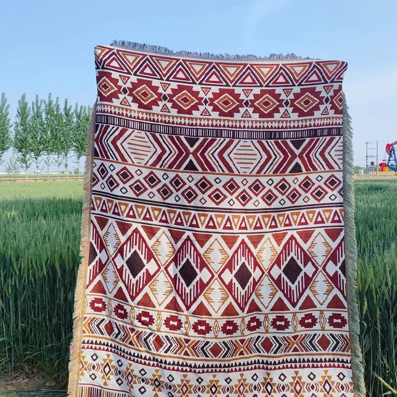 摆摊艺术感折叠桌桌布美式复古毛毯子露营户外波西米亚防潮野餐垫,居家布艺,桌布,淘宝优惠券,粉丝福利购,淘宝优惠卷