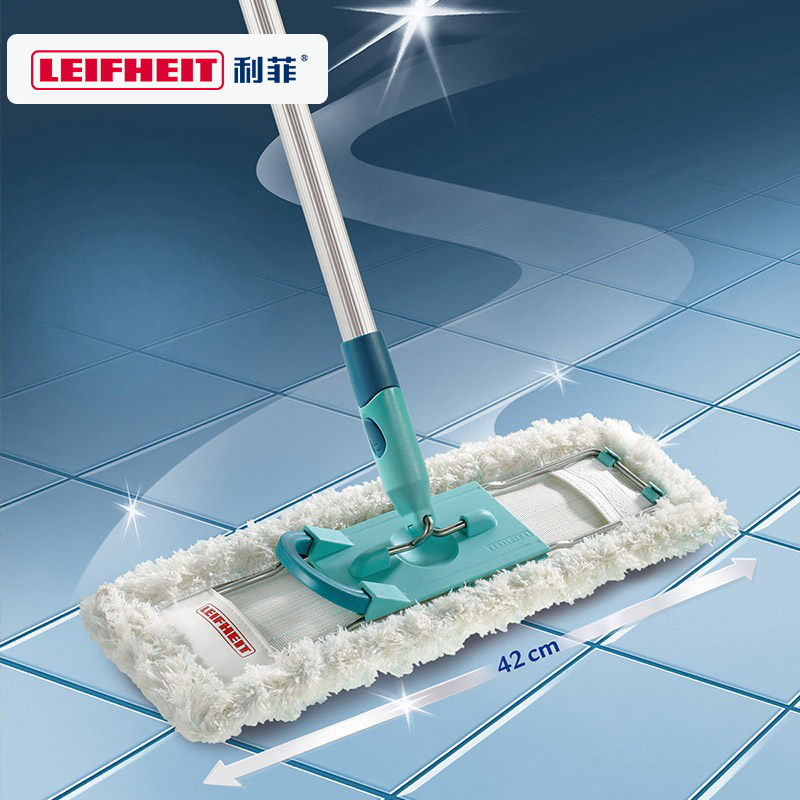 Leifheit利菲德国进口平板拖把家用一拖净墩布免手洗懒人2025新款
