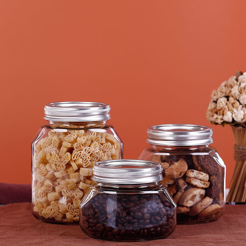 Leifheit利菲德国进口梅森瓶零食罐泡酒玻璃蜂蜜果酱罐收纳密封罐