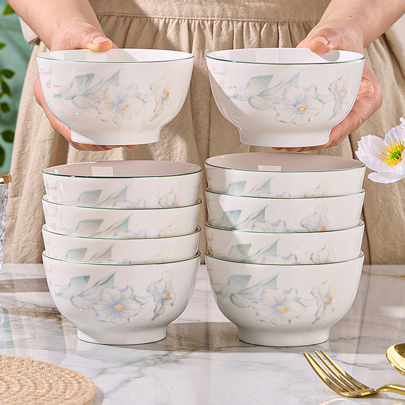 碗盘家用陶瓷餐具釉下彩