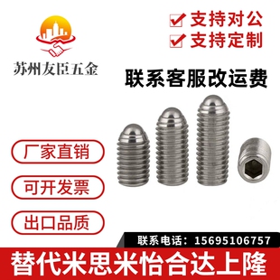 不锈钢加长型轻载型球头柱塞 BSML3/4/5/6/8/10/12 BMSL系列