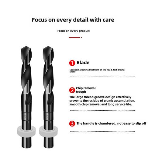 高品质1/2柄钻头小柄缩柄钻等柄钻钻咀13/17/19/24/26/28/32/35mm