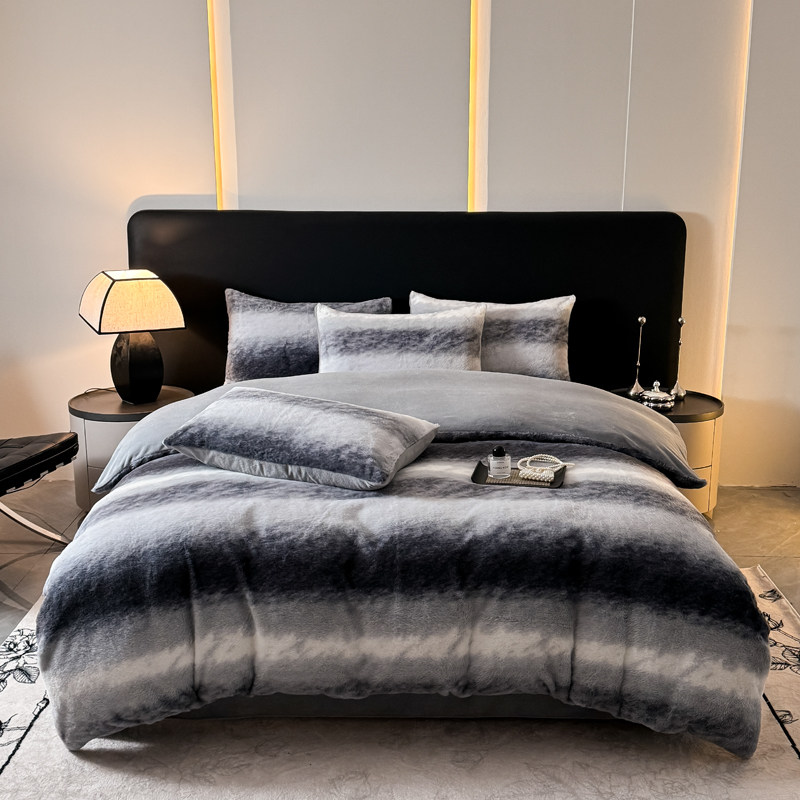 C高端A类兔毛绒冬季四件套加厚保暖牛奶绒床单被套双面绒床品,床上用品,床品套件/四件套/多件套,淘宝优惠券,粉丝福利购,淘宝优惠卷