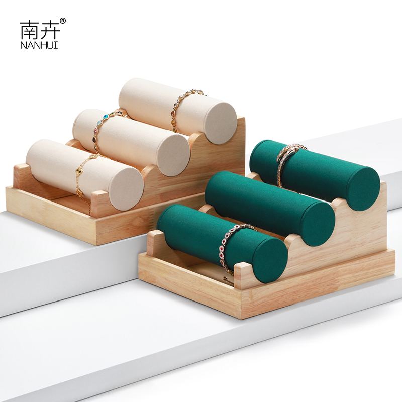 南卉实木手镯手链收纳架