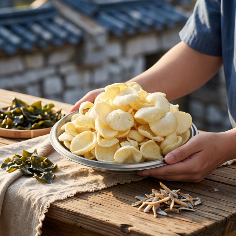 鱼签 福建崇武特产手工制作鱼薯片休闲膨化零食 含鱼肉40%
