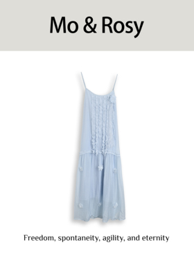 MO&ROSY 【曼妙女神】  度假风甜美吊带裙MR327X120