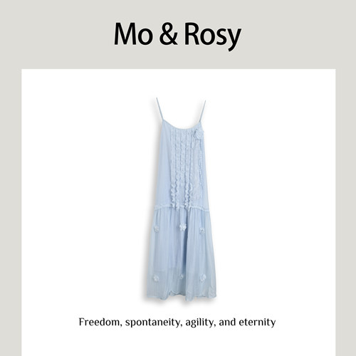 【入驻首秀】MO&ROSY【曼妙女神】度假风甜美吊带裙MR327X120