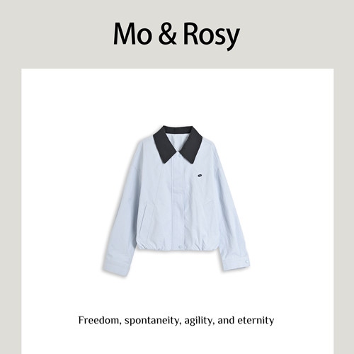 【入驻首秀】MO&ROSY【出云岛语】撞色翻领个性外套MR327W095