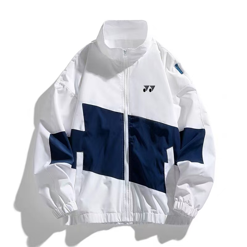 yy羽毛球服男女夹克外套速干训练比赛服大码防风运动休闲宽松上衣