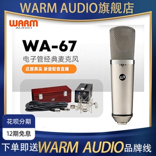 专业大振膜电子管麦克风混录音棚话筒 Audio Warm