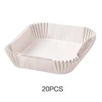 Large Square Air Fryer Paper Liners Disposable Parchment thumbnail 2