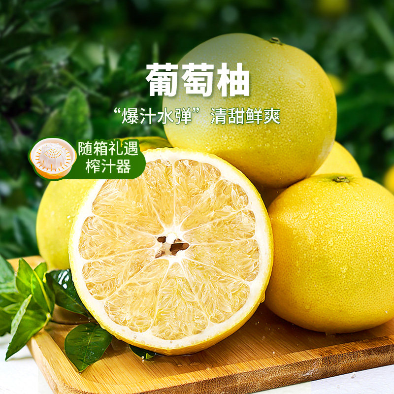 东方甄选葡萄柚鲜果柚子福建平和当季新鲜水果时令生鲜顺丰4.5斤,水产肉类/新鲜蔬果/熟食,柚子,淘宝优惠券,粉丝福利购,淘宝优惠卷