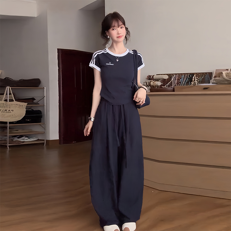 休闲松韩系盐系穿搭一整套套装