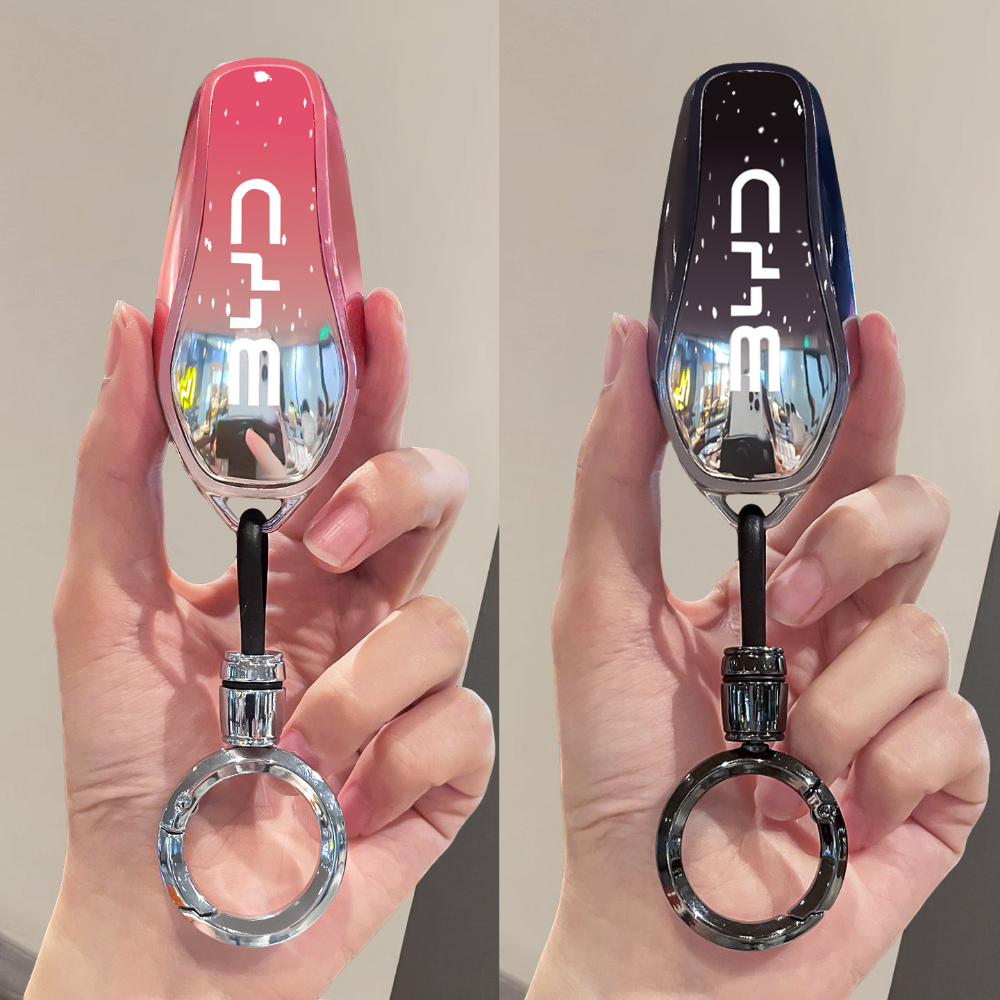 比亚迪汉钥匙套海鸥海豚秦plus宋l秦ldmi元pro海豹06gt海狮05汽车