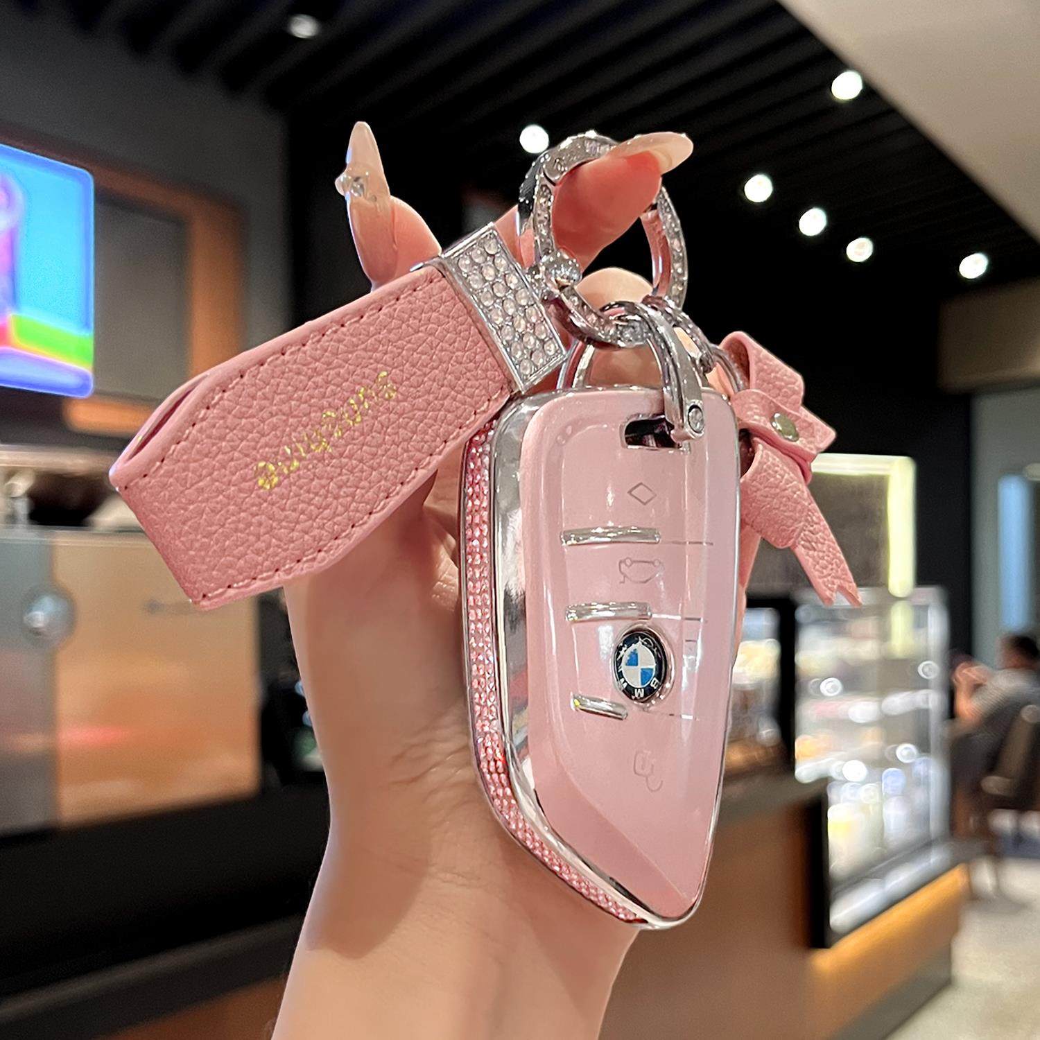 适用宝马X5X4X3X2X1汽车三3五5系7系壳320li刀锋530li专用钥匙套