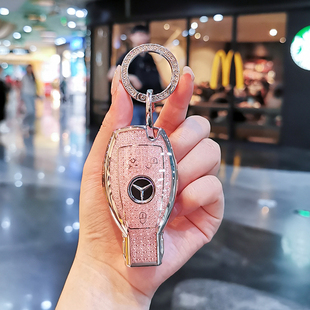 奔驰钥匙套gla200老款a200扣gle320女cla壳glc300l全包v260l高档