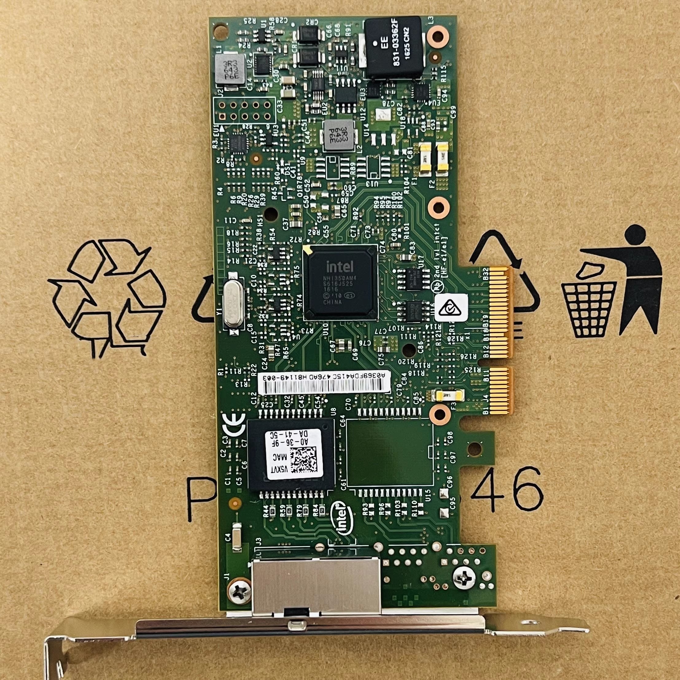DELLI350-T2双口千兆网卡0V5XVT