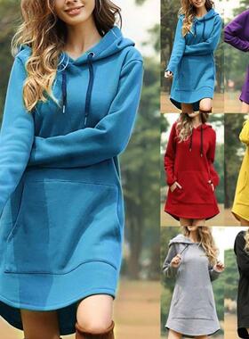 Casual solid hooded loose sweater休闲纯色连帽宽松百搭卫衣T恤