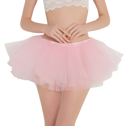 Solid Color Mesh Cake Puff Mini Skirt 纯色网纱蛋糕蓬蓬半身裙