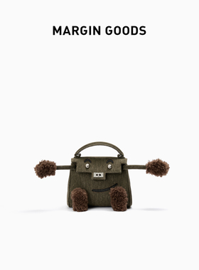 Margin Goods秋冬新款女士包包复古羊羔毛手提包单肩斜挎包