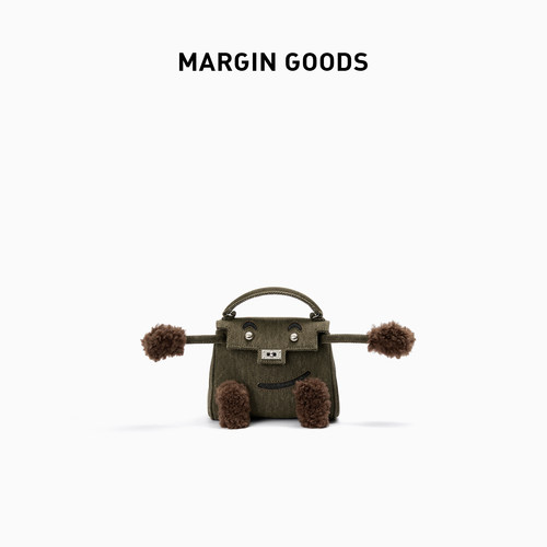 Margin Goods秋冬新款女士包包复古羊羔毛手提包单肩斜挎包