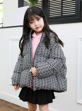 女童羽绒服加厚款2024冬季新款亲子装男童羽绒服宝宝羽绒服23153