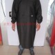 倒褂工作服 防水防油耐酸碱皮围裙 加长加宽反穿衣服长袖 皮革围裙