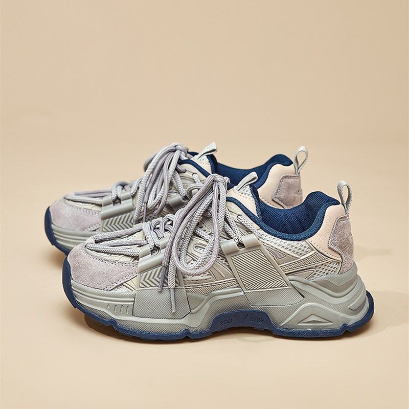 古古是个小鞋匠网红老爹鞋女超火2024新款春秋厚底百搭休闲运动鞋,女鞋,老爹鞋,淘宝优惠券,粉丝福利购,淘宝优惠卷