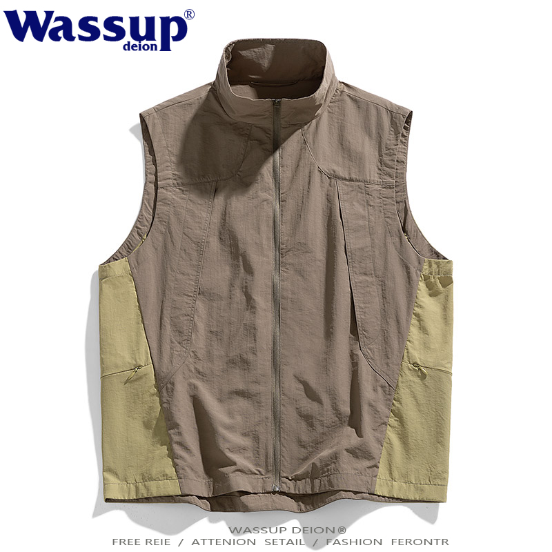 户外防晒马甲宽松坎肩背心外套女