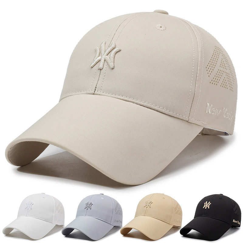 MLBLEATOO棒球帽2026春夏款速干网眼遮阳帽男女鸭舌帽防晒太阳帽