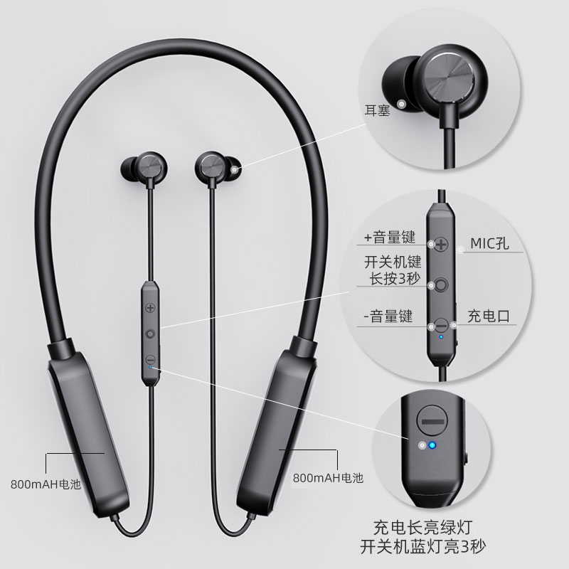 挂脖式蓝牙高清助听器16通道老人耳聋耳背降噪围脖正品中重度专用