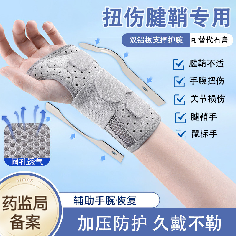 护腕男款扭伤手腕防护医用透气腱鞘炎助康复劳损腕关节固定支具mw