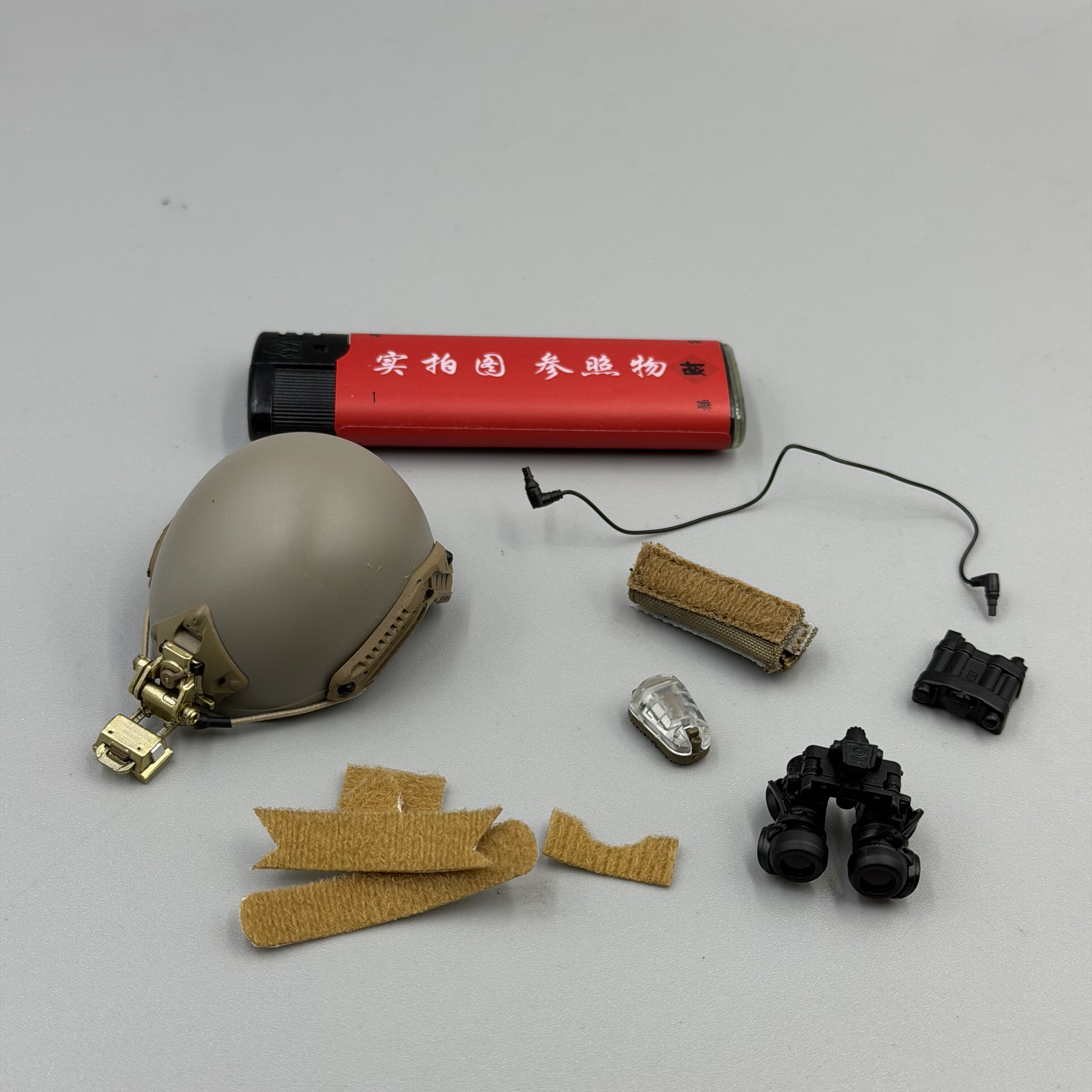 thumbnail for DAMTOYS DAM78089 Marine Woodland Edition Helmet Night Vision Device 1 6 Scale Model