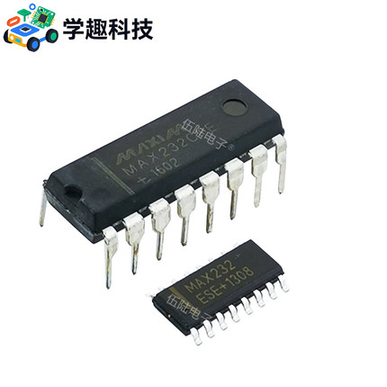 MAX232ESE/MAX232CPE MAX232 DIP16 SOP16 RS-232接口IC