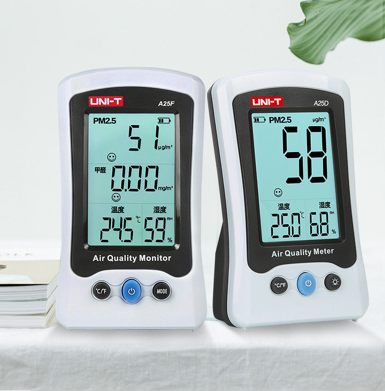 优利德a25m/a25d/a25f/a15f雾霾检测仪家用 pm2.5 空气监测