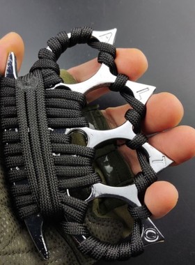 暗区突围成人指虎重型手刺防身防狼锌合金手扣自卫四指拳扣野外