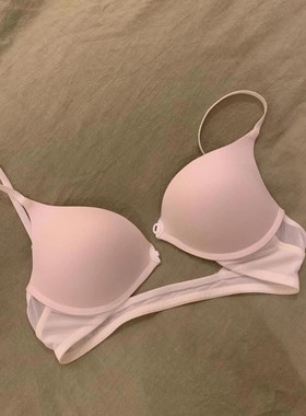 前扣式内衣女小胸聚拢显大无钢圈夏季轻薄透气无痕裸感少女文胸罩