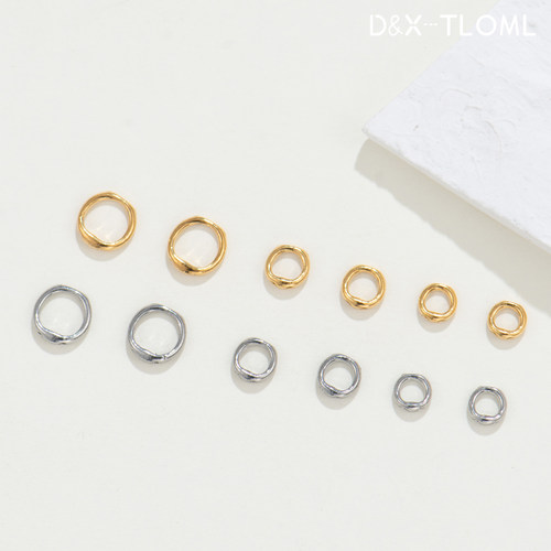 316钛钢双孔闭口圈猪鼻圈