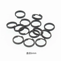 (10 упаковка) 6 мм черный двойной круг