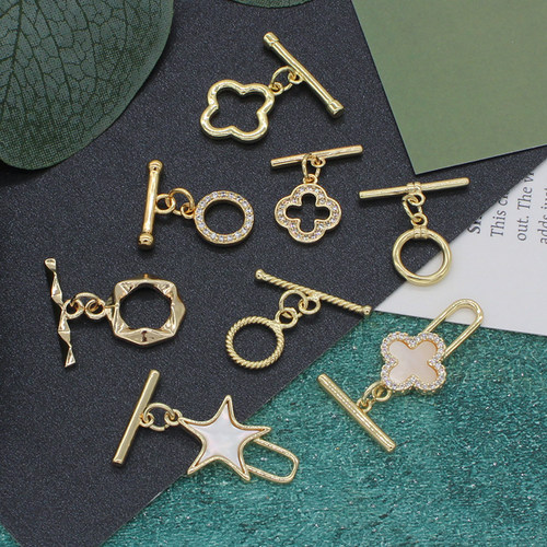 厚真金强保色常规ot扣百搭轻奢