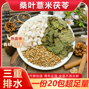 桑叶薏米茯苓组合茶包代茶饮去湿气代谢好消月中肿泡茶泡水中药材